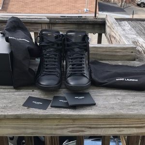 SAINT LAURENT HIGH TOP SHOES SIZE 10 ...43